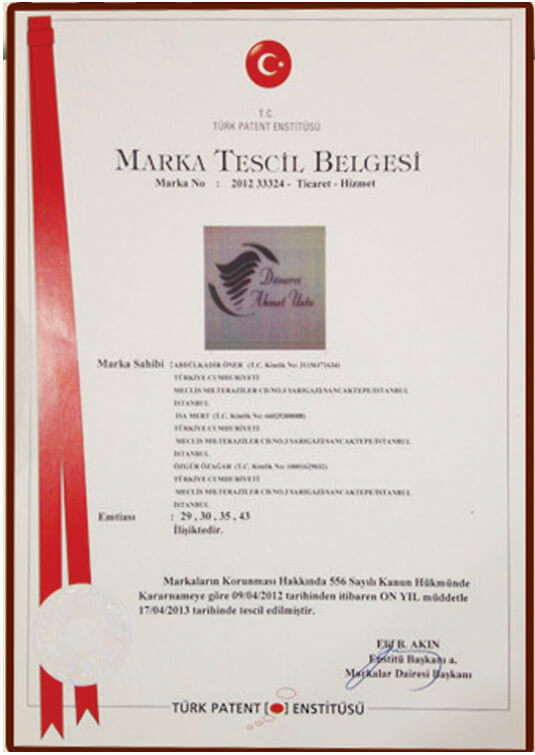 Marka Tescil Belgesi